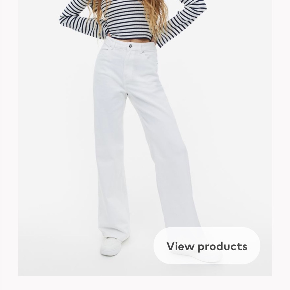H&M wide leg pants